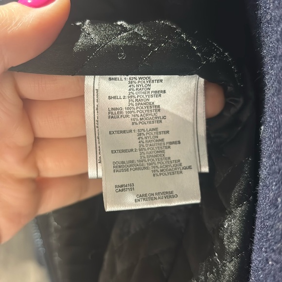 CALVIN KLEIN WOOL COAT - Picture 5 of 9